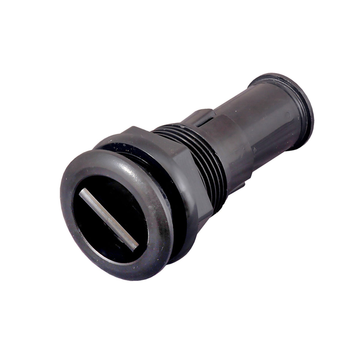Drain Valve, Waterway Lo-Profile, 3/4"S, Black : 600-9101