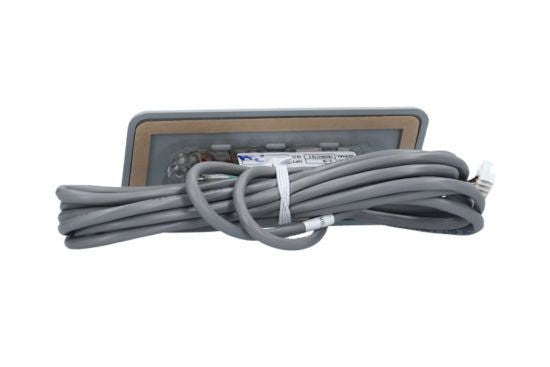 Spaside Control, HydroQuip Eco-5, Small Rectangle, 4-Button, LED, Pump1-Light-Up-Down : 34-0207