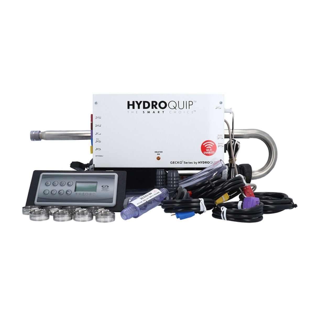 Control System, Low Flow, 120/240v, 2Sp P1, 2Sp P2, Blower, Circ, Ozone, 4.0kw heater, With Eco 3 Panel : CS9334-U-LF