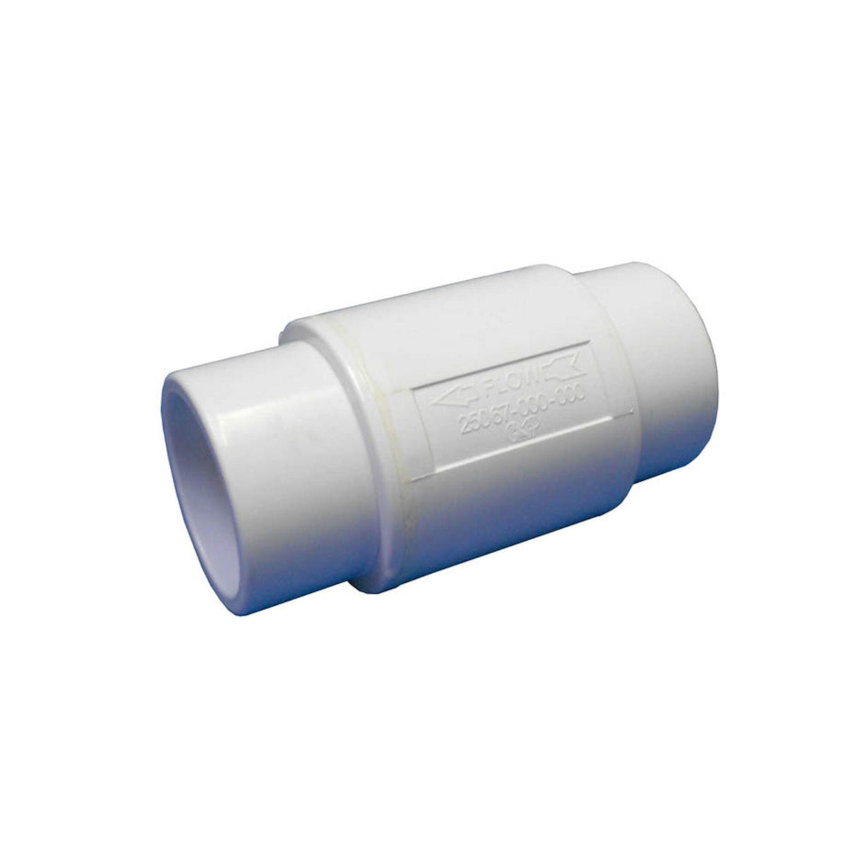 Check Valve, CMP, 1/4lb, Air, 2" Spigot x 2" Spigot, White : 25067-000