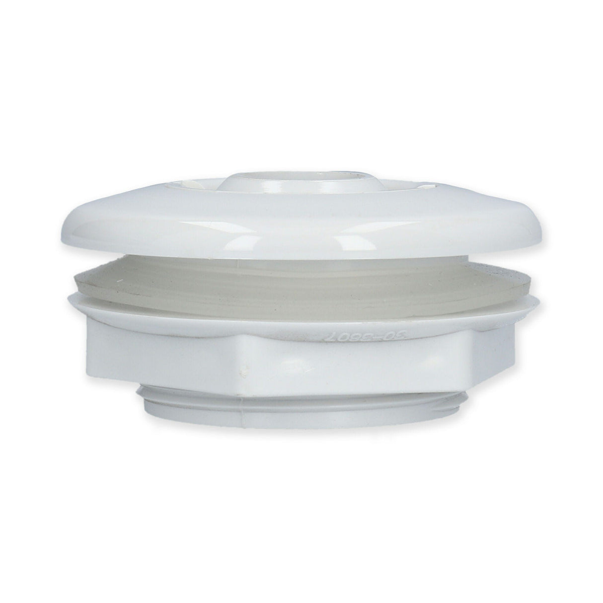 Wall Fitting Assembly, Jet, HydroAir Standard, 3-3/8" Face, White w/ Eyeball, Retaining Ring, Wall Fitting & Gasket : 10-3100