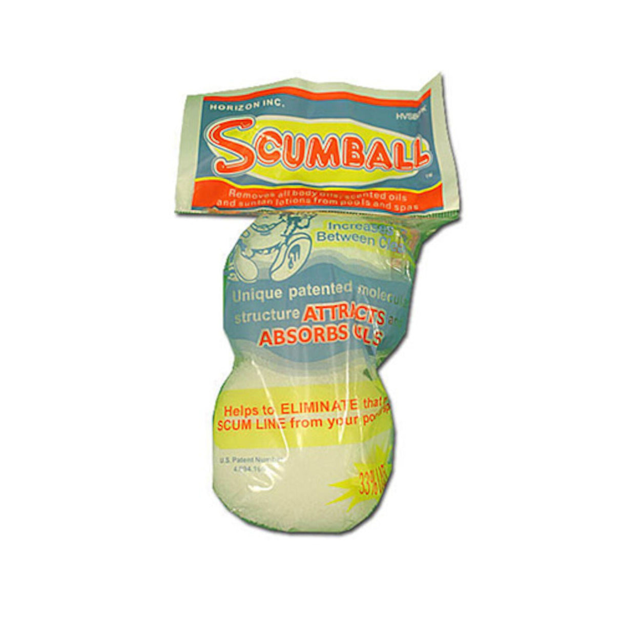 Scum Products, Scum Ball, Floating Scum Collector, 2-Pack : SCUMBALL