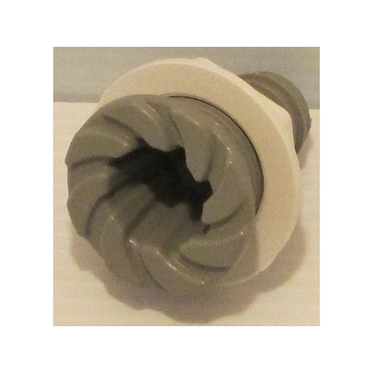 Wall Fitting, Swirl Style, Gray : 212-1837