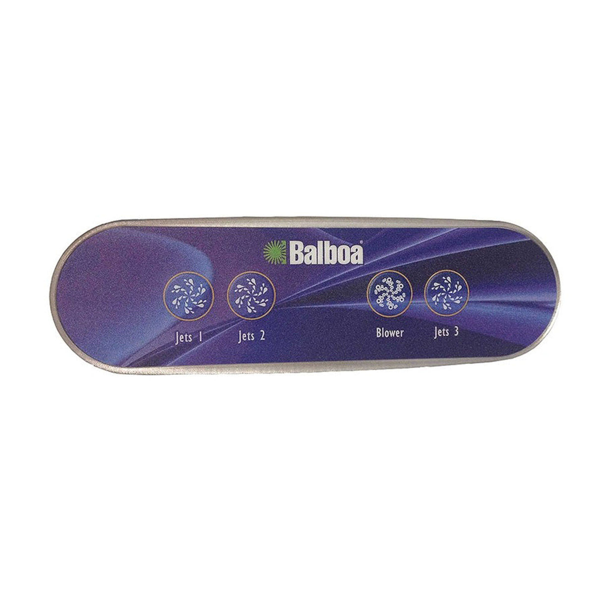 Spaside Control, Balboa, AX40 Auxiliary, No Display, 4-Button, Jet1-Jet2-Blower-Jet3, 7' Cord w/6-pin Molex plug : 53334