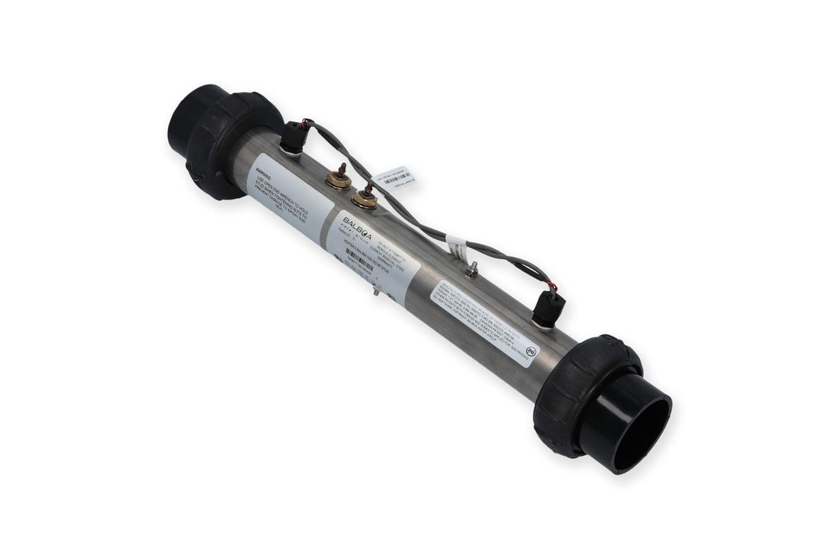 Heater Assembly, Balboa M7, VS/EL, 5.5kW, 230V, 2" x 15"Long, w/2 Sensors, Tailpieces : 58083