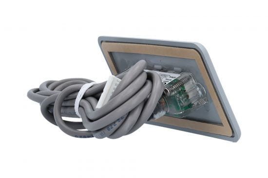 Spaside Control, Gecko TSC-18-GE1/GE2 Small Rectangle, 4-Button, LED, 1 or 2 Pump, 10' Cable : BDLTSC18PPD