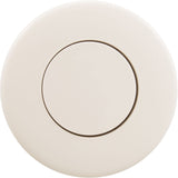 Air Button, TDI 3242, Flush, 1-5/8"hs, 2-9/16"fd, White : MPT-01010-3242