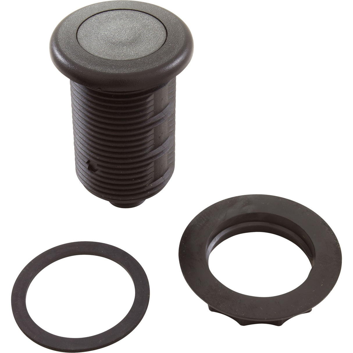 Air Button, TDI 3428, Low Prof, 1-1/4"hs, 1-5/8"fd, Black : MPT-06060-3428