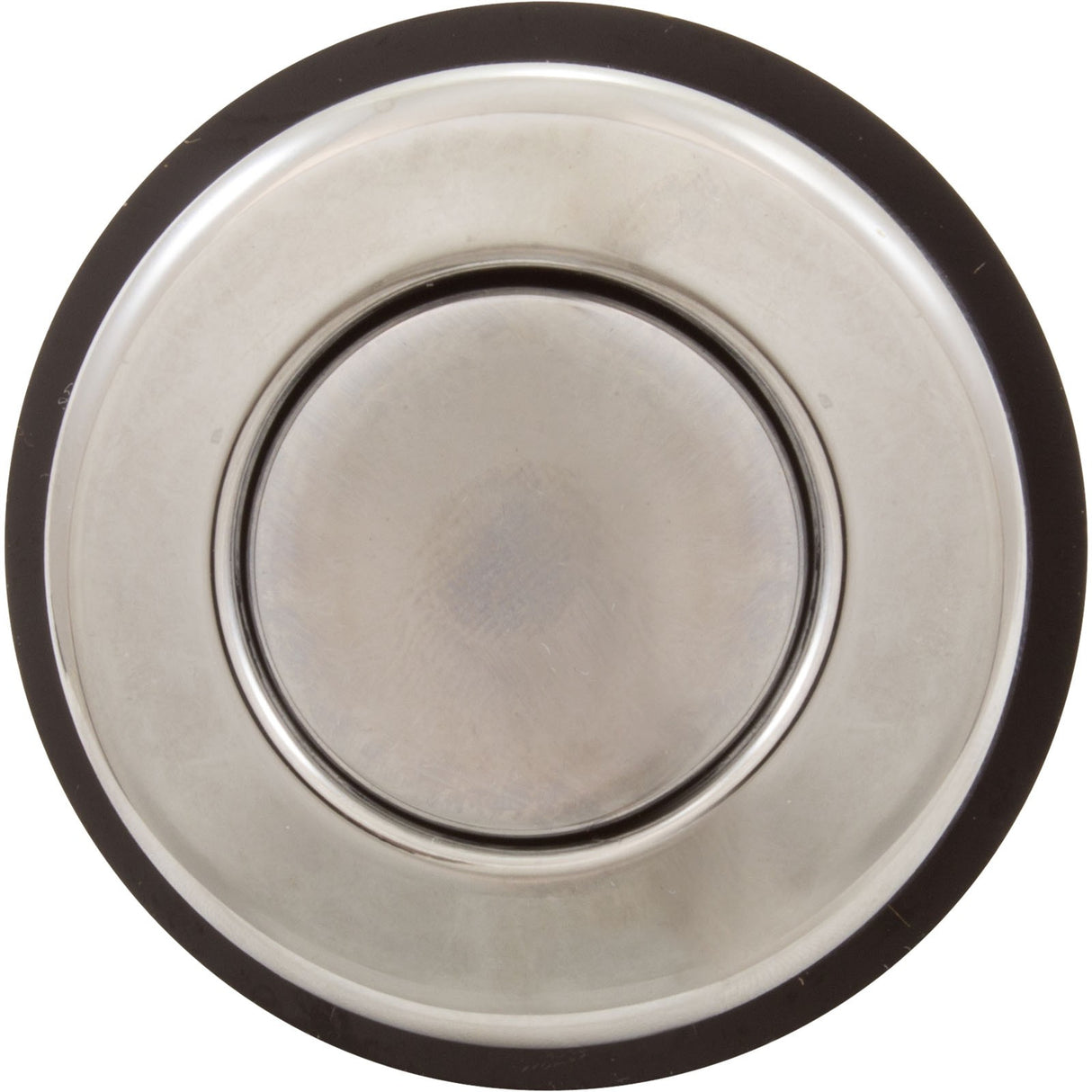 Air Button, TDI 3428, Low Prof, 1-1/4"hs, 1-5/8"fd, Chrome : MPT-57570-3428