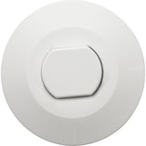 Air Button, Presair, Flush, 1-3/4"hs, 2-5/8"fd, White : B225WF