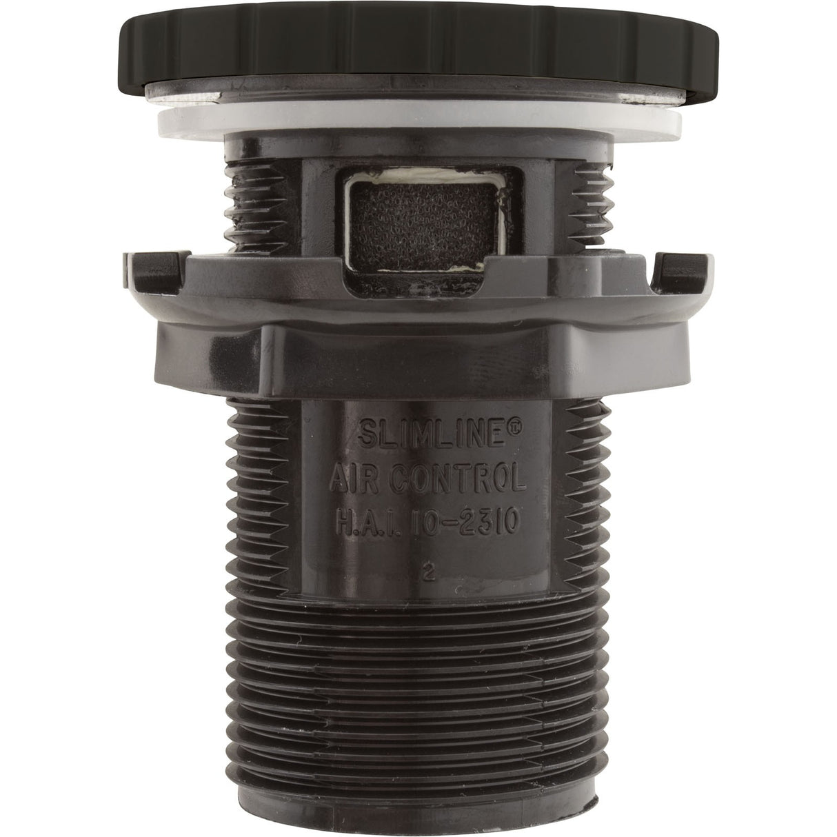 Air Ctrl, BWG/HAI Slimline, 1-3/4"hs, 2-1/2"fd, Nchd, Blk, 1" : 10-2310BLACK