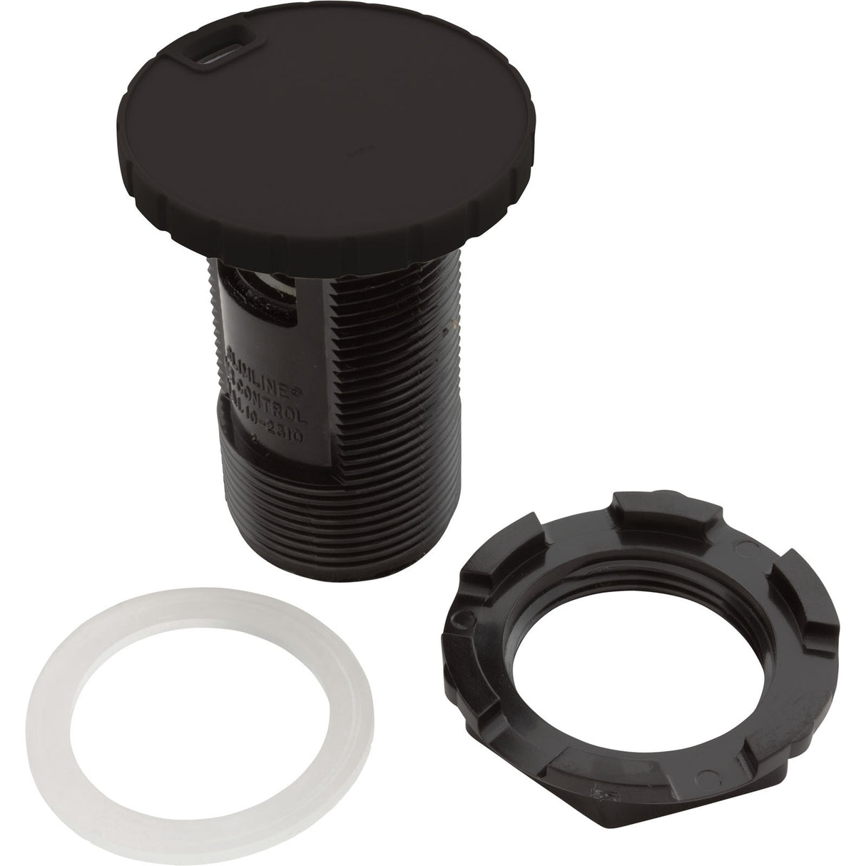 Air Ctrl, BWG/HAI Slimline, 1-3/4"hs, 2-1/2"fd, Nchd, Blk, 1" : 10-2310BLACK