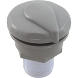 Air Ctrl, CMP, Mini, 1-1/8"hs, 1-11/16"dia, Cresent, Gry, 1/2" : 25099-001-000