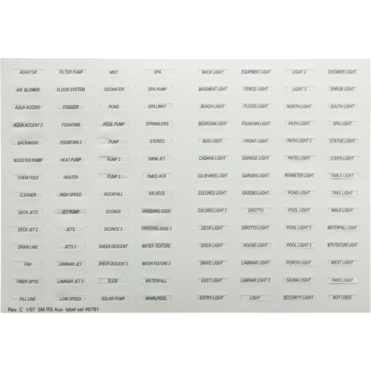 Upgrade Kit, Zodiac Jandy AquaLink RS8, Pool/Spa Combo, Rev.QQ : R0468501