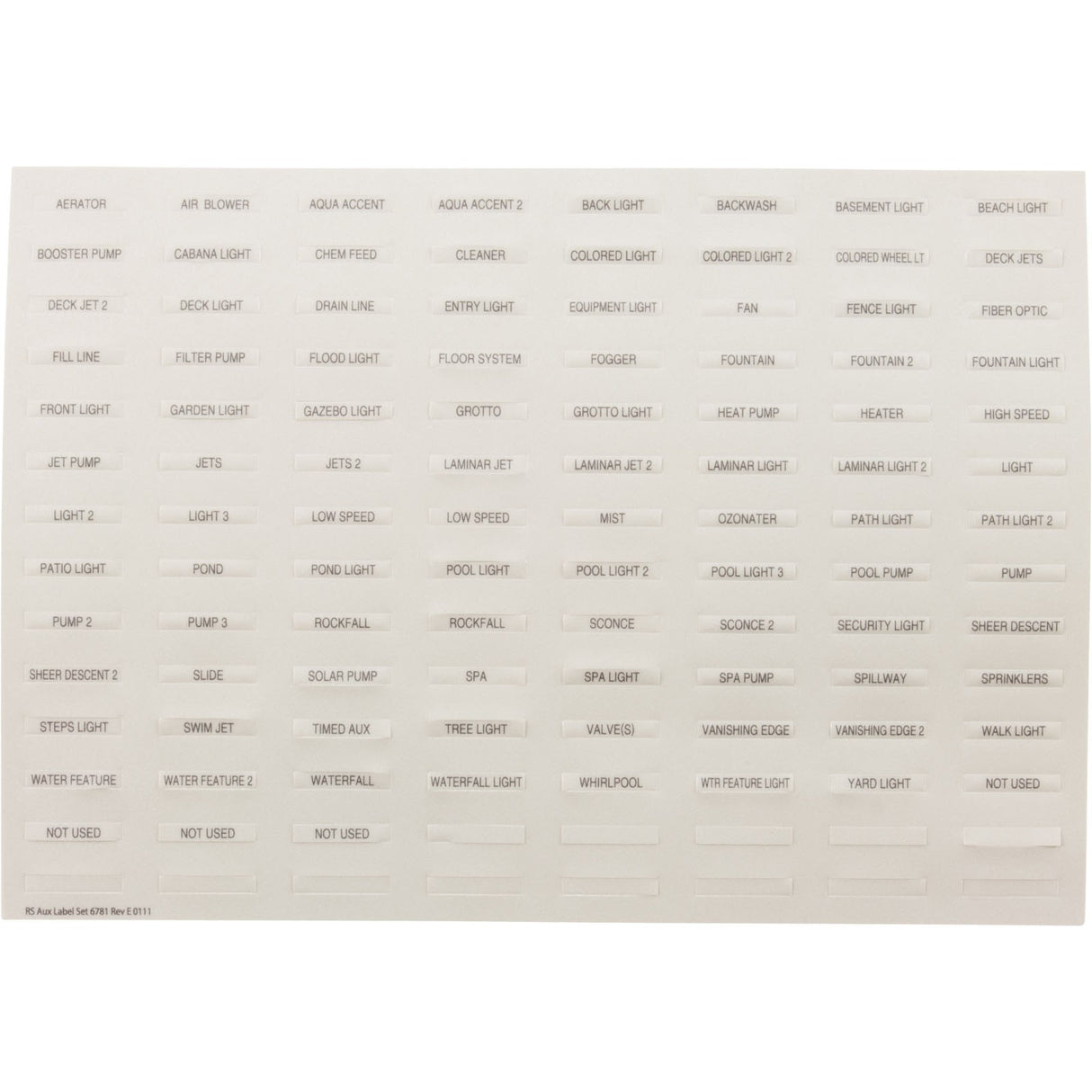 Upgrade Kit, Zodiac Jandy AquaLink RS2/6, Dual Equip, Rev.QQ : R0468507