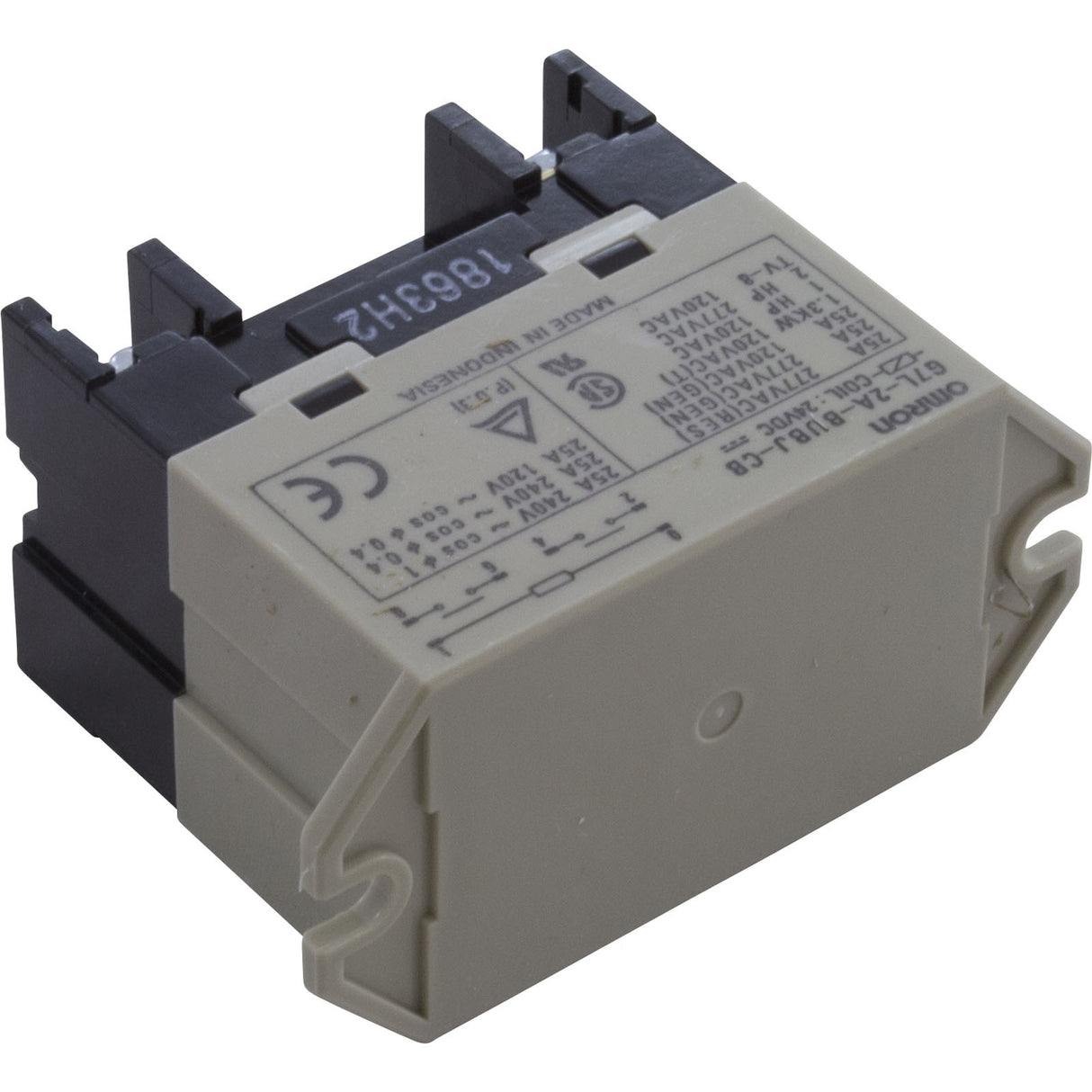 Relay, Hayward, AquaLogic/ProLogic, 24vdc Coil, DPST : GLX-RELAY
