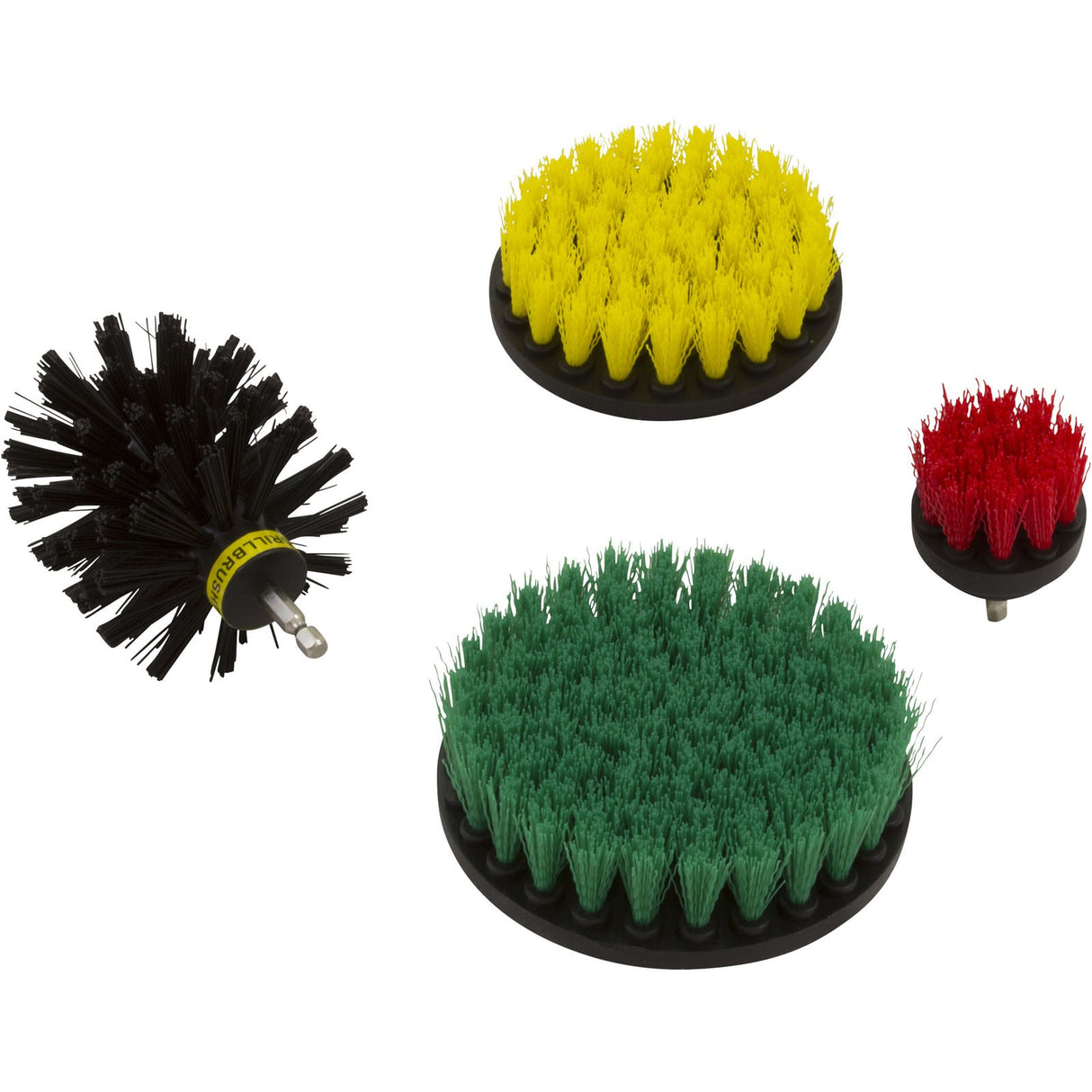 Drill Brush Kit, 4 Brushes, Useful Products : S-G5Y4R2KO-QC-DB
