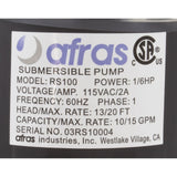 Portable Baptismal System, HQ PBES6040, 1/6hp, 4.0kW, 230v : PBES-6040