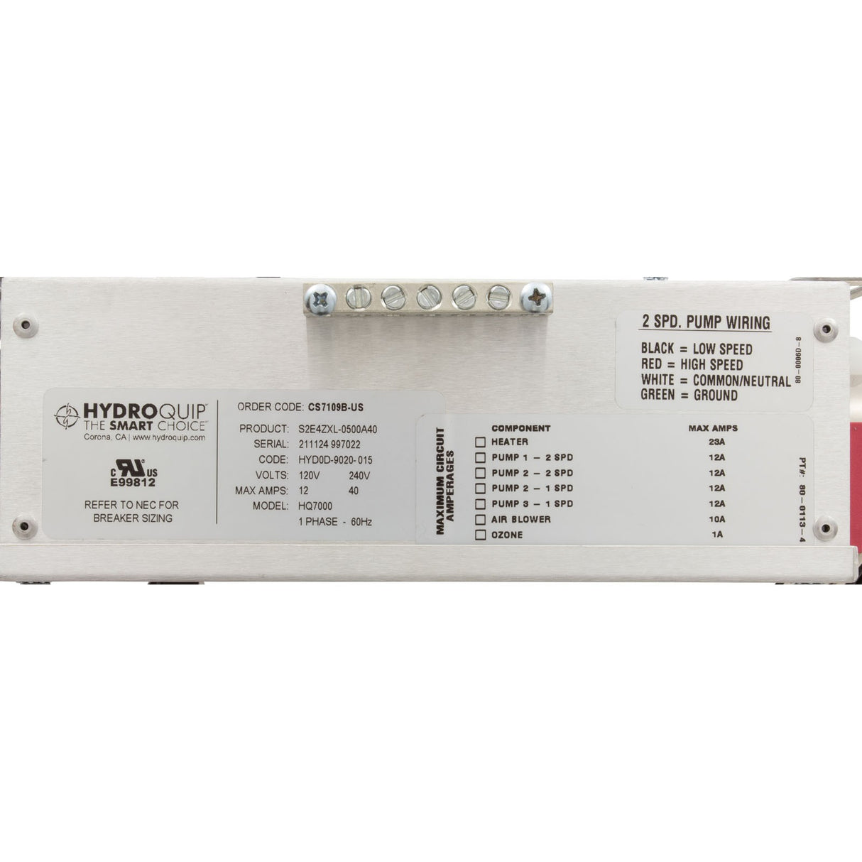 Control, HQ CS7109B Slide LiteLeader, P1, Oz, Lt, 5.5kW, 2Btn TS : CS7109B-US