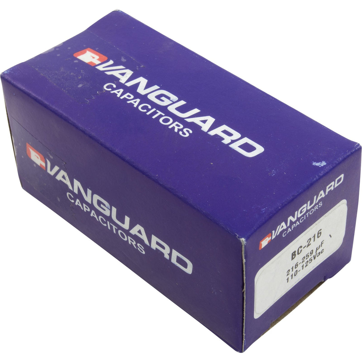 Start Capacitor, 216-259 MFD, 115v, 1-7/16" x 2-3/4" : BC-216