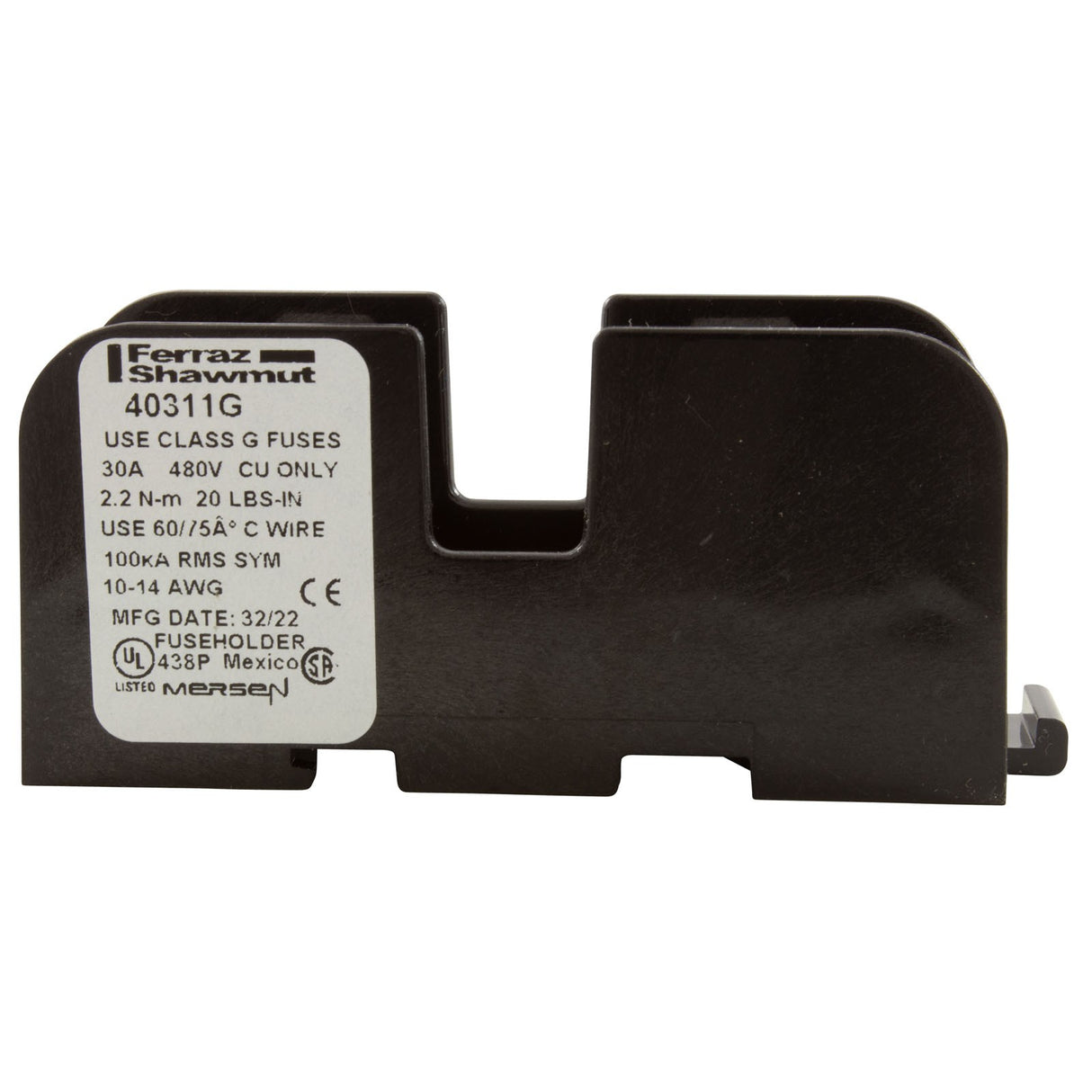 Fuse Block, Buss SC Series, 30A, Box Mount : 40311G