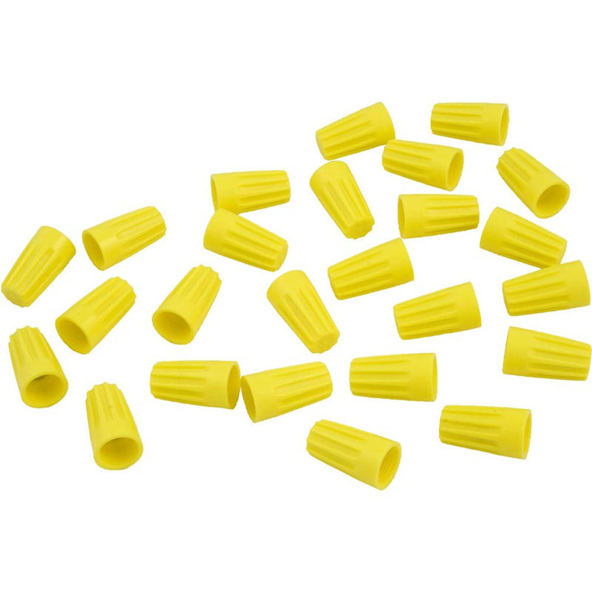 Wire Nut Connecter, Pack of 25, 18-10 AWG, Yellow :