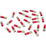 Disconnect, 25 Pack, Female, 22-18AWG, .187 Tab, Red :