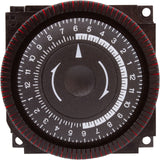 Timer, Diehl, SPST, Panel Mount, 24vac, 24hr : TA4067