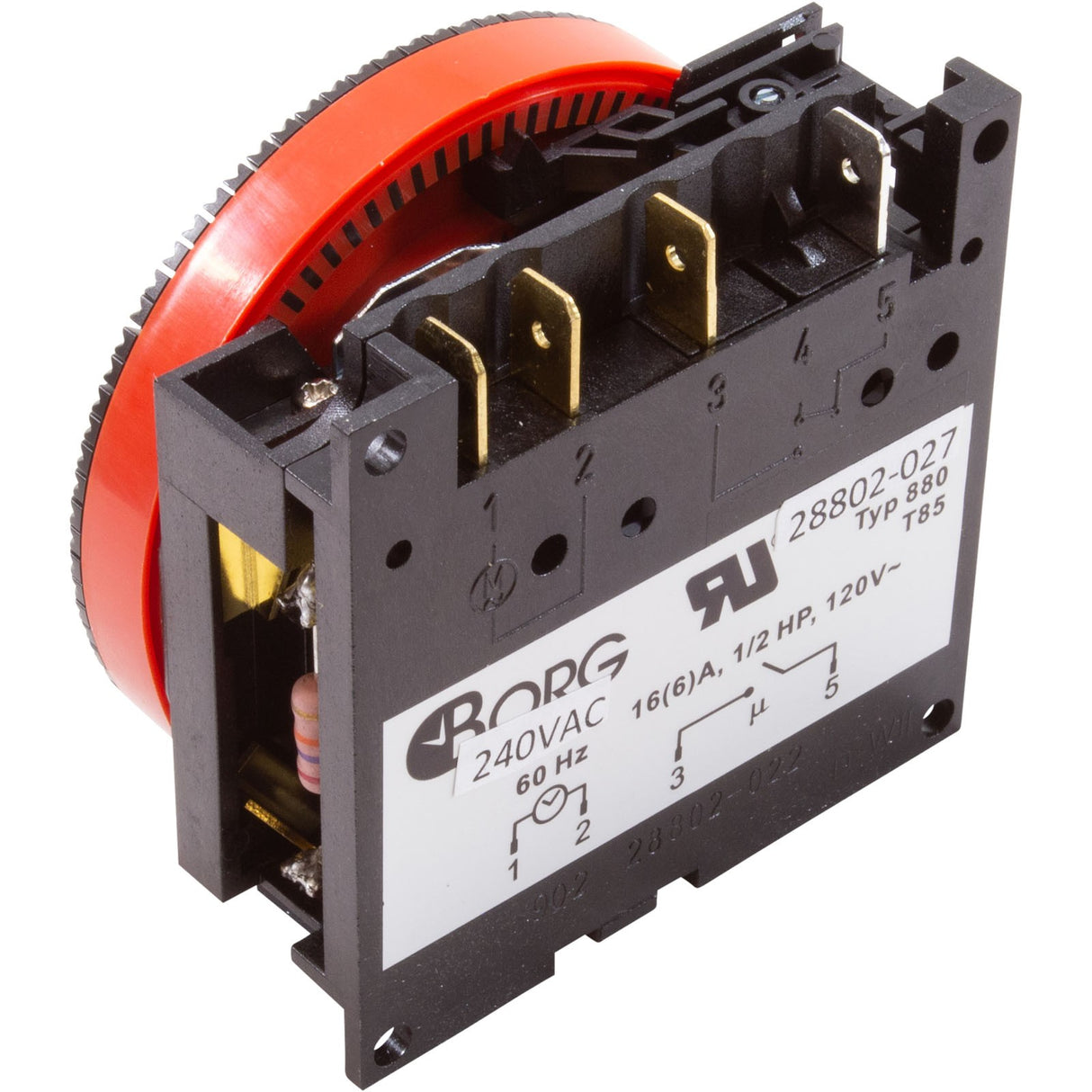 Timer, Diehl, SPST, Panel Mount, 230v, 20A, 7day : TA4066