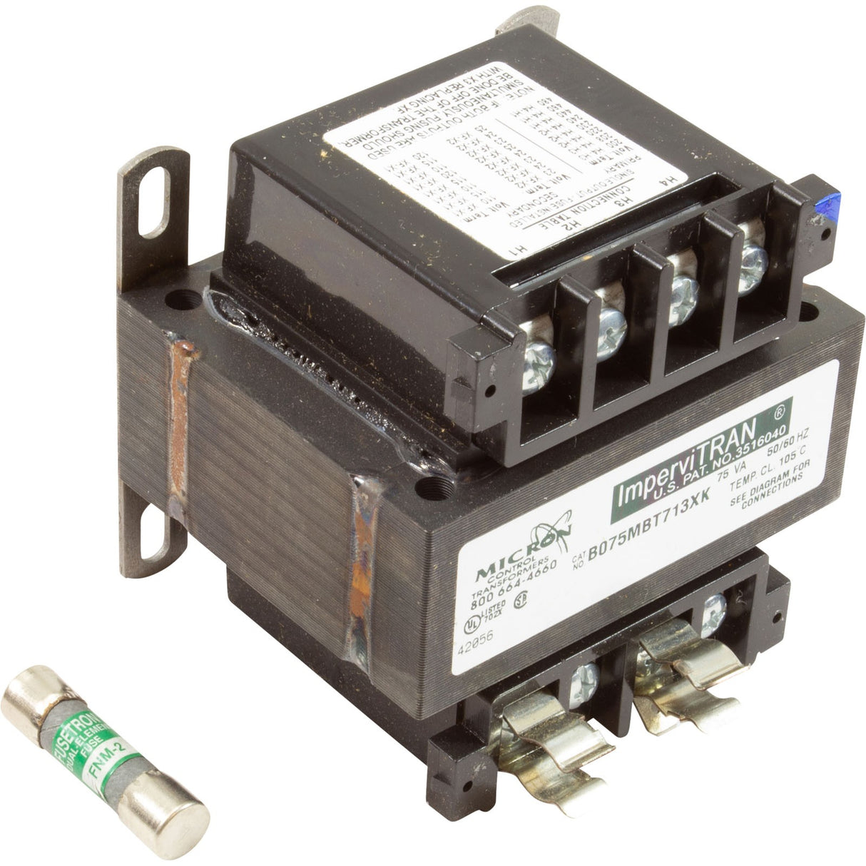 Transformer, Coates, 480, 240, 208-120v, 24v, 75va : 22010752