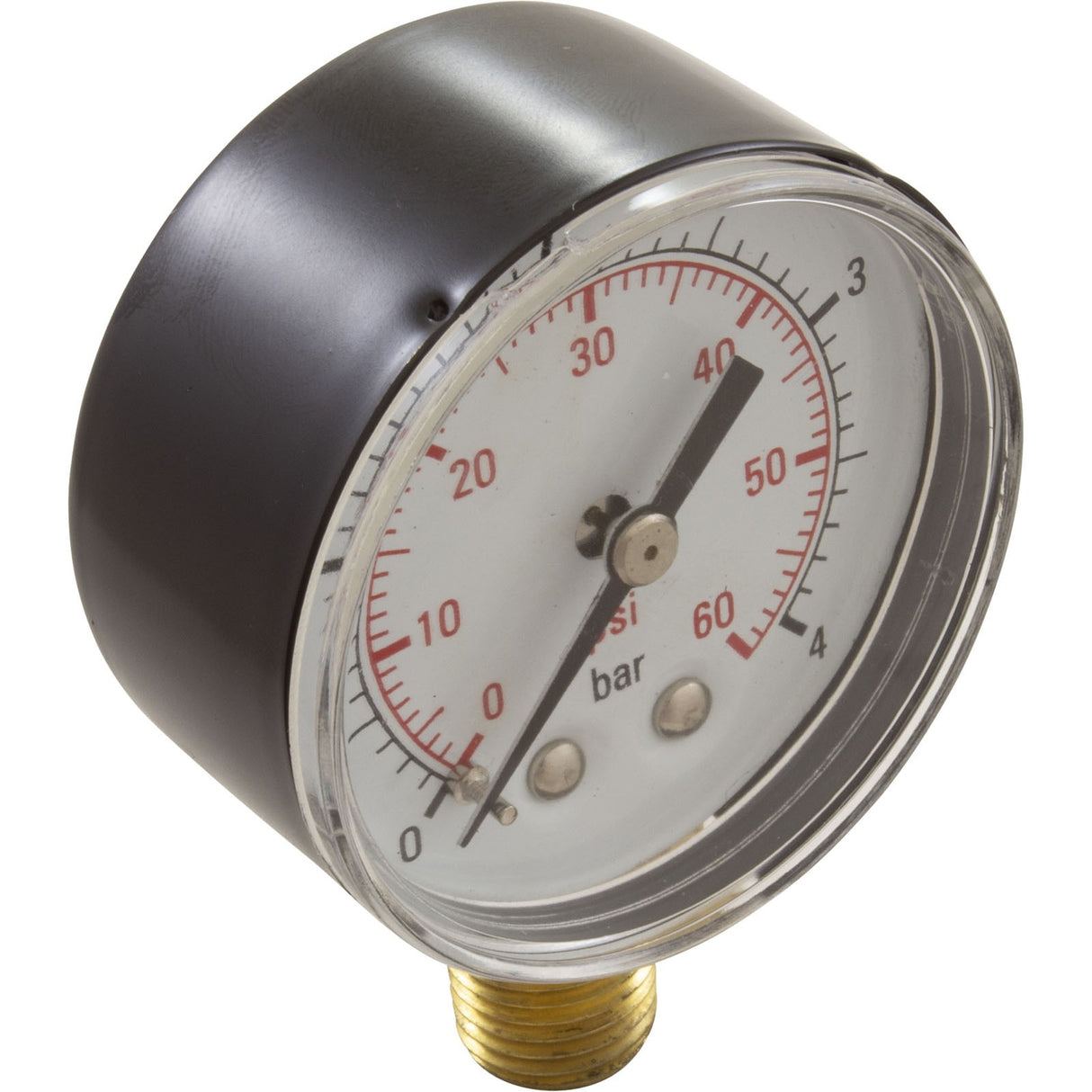 0-60 Pressure Test Gauge, Bottom Mount : 25501-000-800