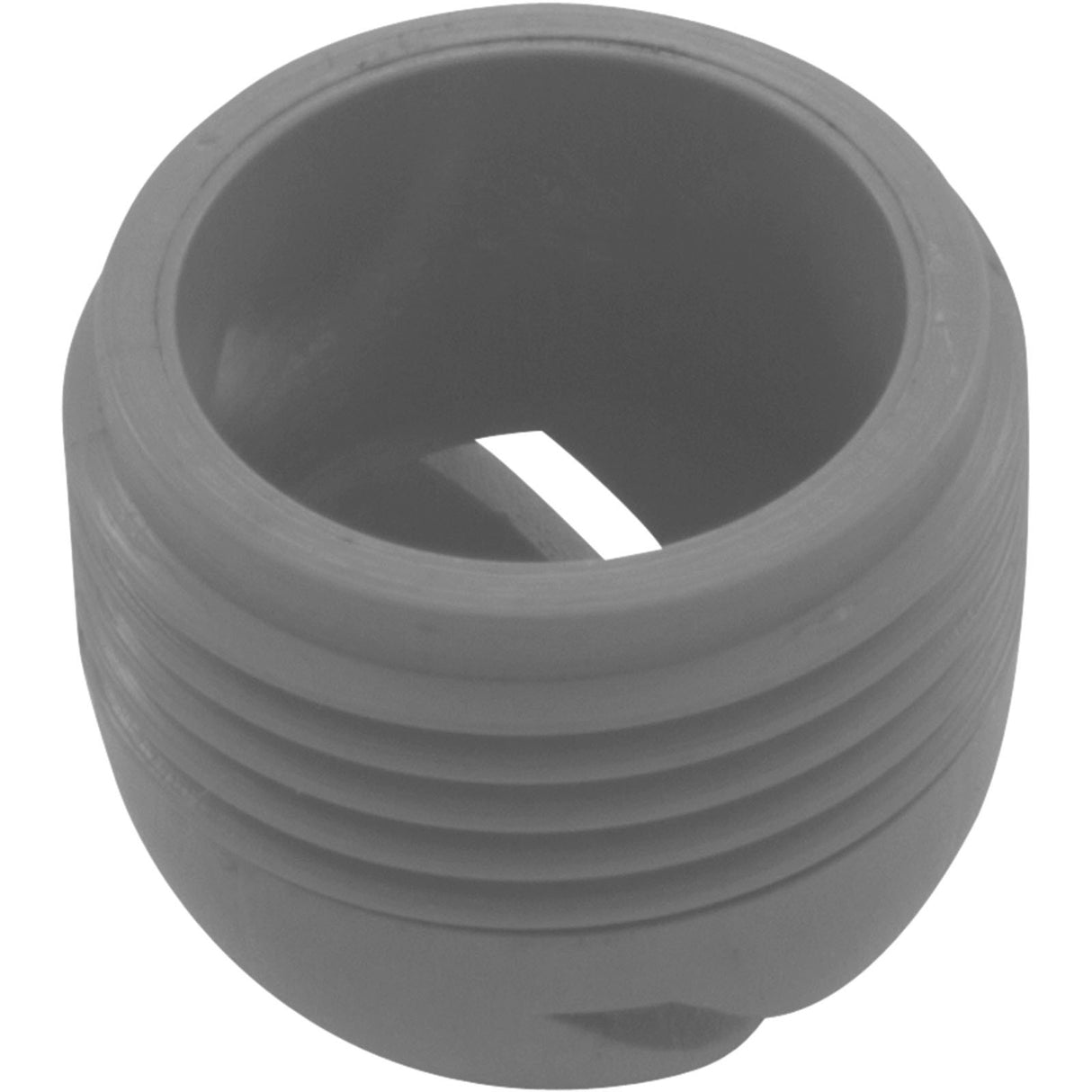 Aerator, CMP, 3/4"mpt, Round, Slotted, Gray : 25558-101-000