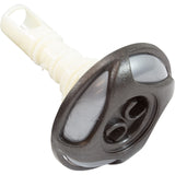 Jet Intl, WW Cluster Strm, Swirl, 2-1/4"fd, 2Roto, SS/DkGry, Thd : 229-1789DSG-TT