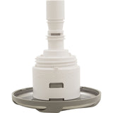 Jet Intl, WW Mini Storm, Swirl, 3-3/16"fd, Twin Roto, SS/Gry, Thd : 229-8457S