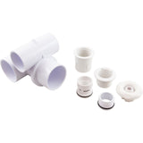 2In Spa Master Gunite Jet Assembly (Dir, 5Sc) White : 25592-010-000