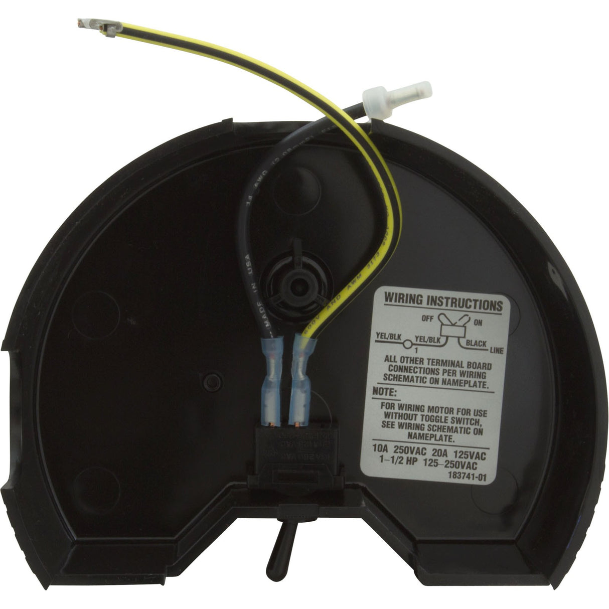 Cvr Mtr W/On/Off Switch : 350444 - Pentair - 788379700737 - All Pool Parts