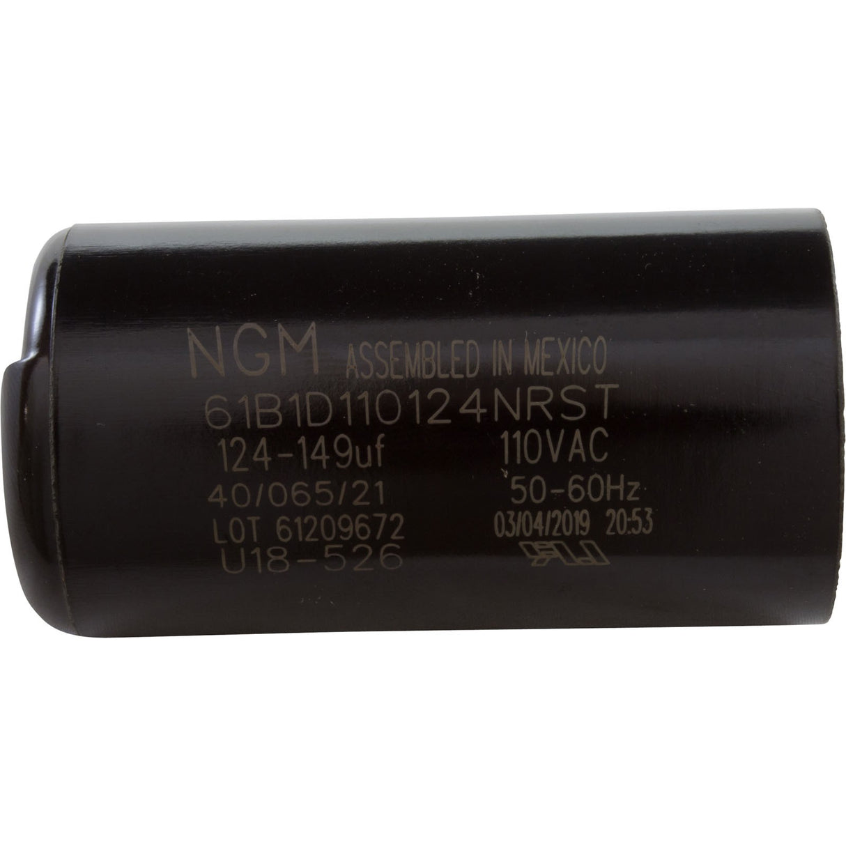 Capacitor 124 - 149Mfd : U18 - 526 - Pentair - 022315376601 - All Pool Parts