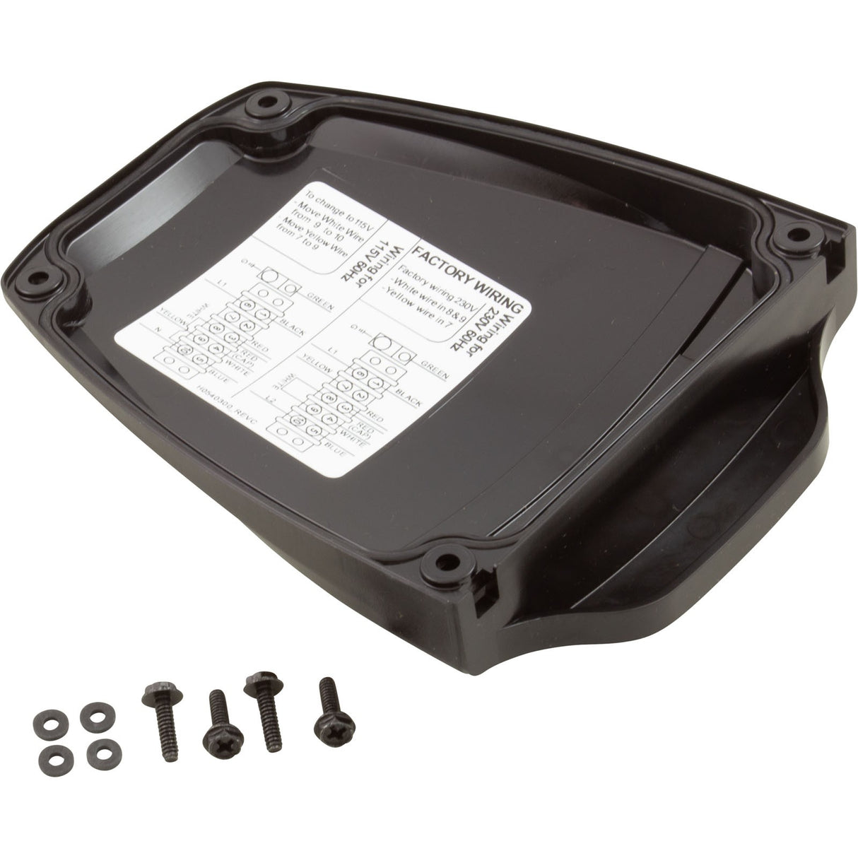 Capacitor Housing Cover, Zodiac Polaris PB4SQ Booster Pump : R0722900 - Polaris/Zodiac - 052337073738 - All Pool Parts