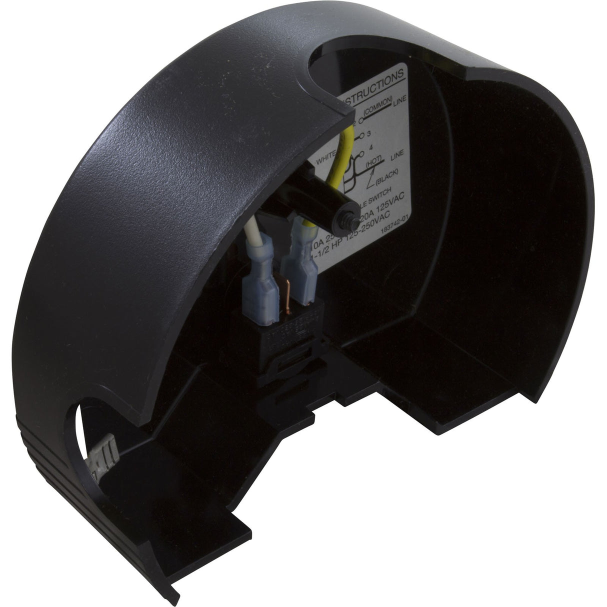 End Cover, Carvin CLR Pump, w/ Toggle Switch : 32015208R - Carvin -  - All Pool Parts