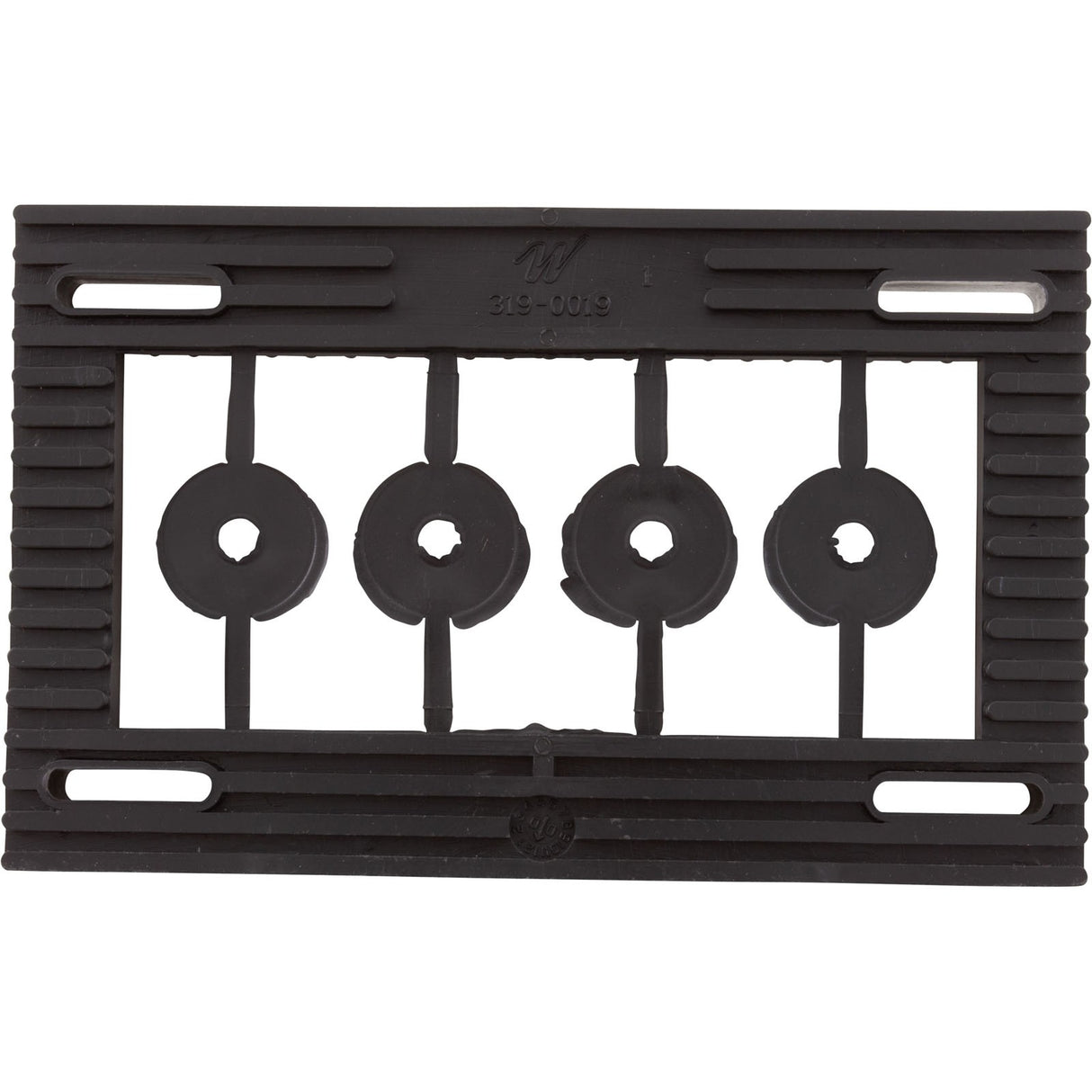 Motor Base, Waterway, Self Aligning, 48 Frame, Rubber : 319 - 0019 - Waterway Plastics - 806105065162 - All Pool Parts