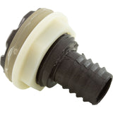 Bulkhead Fitting, Waterway, 3/4"b, Swirl, Dark Silver Glitter : 212 - 1839 - DSG - Waterway - 806105266217 - All Pool Parts