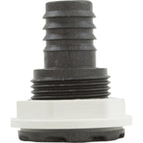 Bulkhead Fitting, Waterway, 3/4"b, Swirl, Dark Gray : 212 - 1839G - DSG - Waterway - 806105536686 - All Pool Parts
