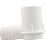 Adapter, 1" Spigot x 3/4" Barb, 90 : 411 - 3490 - Waterway Plastics - 806105083258 - All Pool Parts