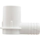 Adapter, 1" Spigot x 3/4" Barb, 90 : 411 - 3490 - Waterway Plastics - 806105083258 - All Pool Parts