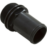 Hose Adapter, WW, 1 - 1/2"mpt x 1 - 1/2"hose, Male Smooth, Blk : 417 - 6141 - Waterway Plastics - 806105086143 - All Pool Parts