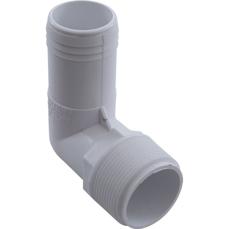 90 Elbow, 1 - 1/2" Male Pipe Thread x 1 - 1/2" Barb : 411 - 6520 - Waterway Plastics - 806105083791 - All Pool Parts