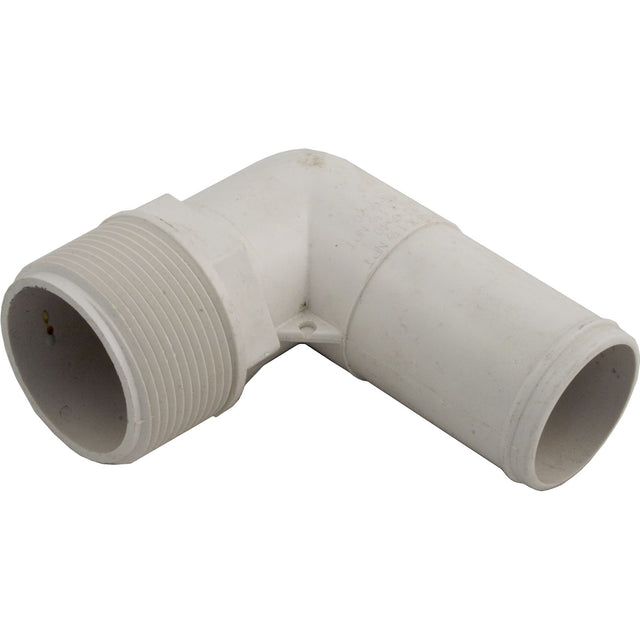 90 Elbow, 1 - 1/2" Male Pipe Thread x 1 - 1/2" Smooth Barb : 411 - 6540 - Waterway Plastics - 806105083807 - All Pool Parts