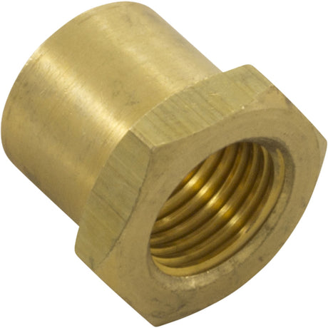 Insert Nut, Anthony Apollo DE Filter Shaft, 0.5", Brass : V34 - 121 - Val - Pak - 811636021860 - All Pool Parts