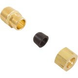 Injection Fitting, Rola - Chem, Brass : 527158 - Rola - Chem/Paradise Industries - 757706002103 - All Pool Parts