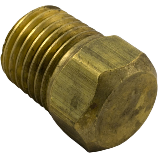Brass Plug, Zodiac Jandy Laars EPC/ESC/ESG/EPH/Lite, 1/4"mpt : P0026800+ - Jandy/Laars/Zodiac - 052337010856 - All Pool Parts